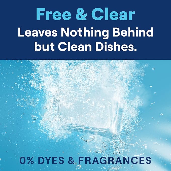 Seventh Generation Dishwasher Detergent Packs Free & Clear for sparkling dishes Dishwasher tabs 45 count