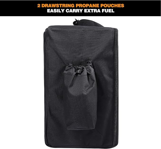 REDCAMP Camp Stove Carry Bag for 3 Burner Stove, Large Case for Three Burner Gas Grill Accessories, 40.5" L x 10" W x 17" H