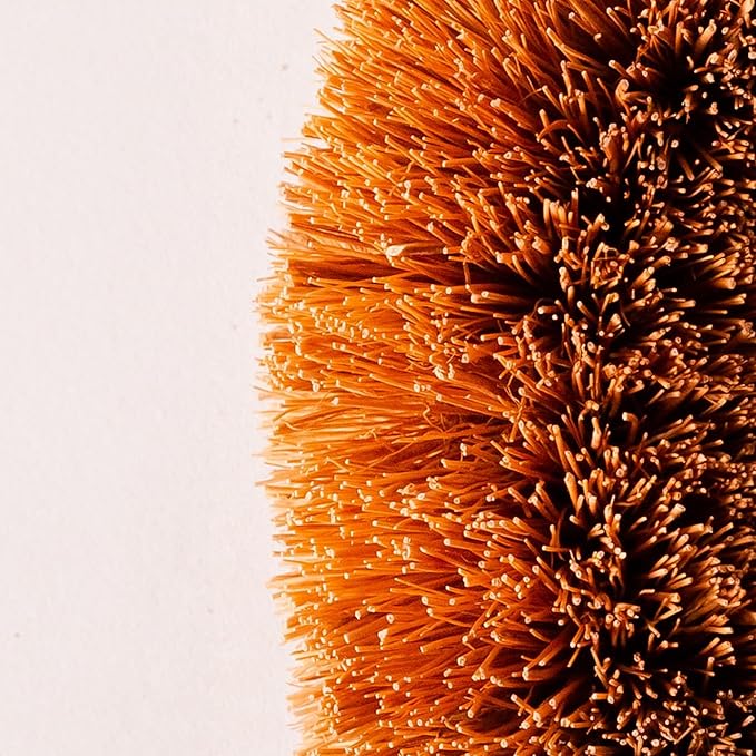 Pack of 3 Tawashi 100% Natural Coconut Coir Fiber Brush, Vegetable Scrub Brush,Ideal for Fruit Scrub, Kitchen Cleaning Needs, Kamenoko Japanese Design