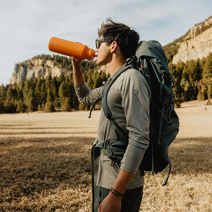 BOTTLE BOTTLE 40 oz sports water bottle stainless steel insulated water bottle with straw and pills holder