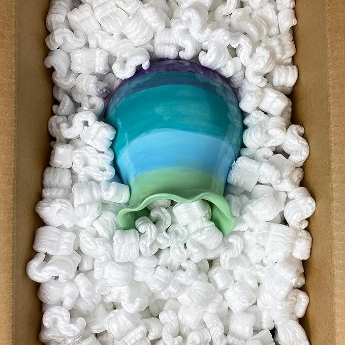 White Packing Peanuts, 14 Cu Ft, Loose Fill Peanuts, Cushion For Shipping, Bulk Shipping Peanuts, Regular Packing Peanuts