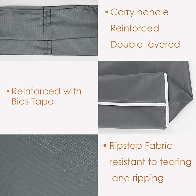 BeeGreen Grey Reusable Shopping Bags Wholesale Reusable Grocery Bags Bulk with Elastic Band Foldable-Machine Washable with Zipper Storage Pouch 20 Pieces