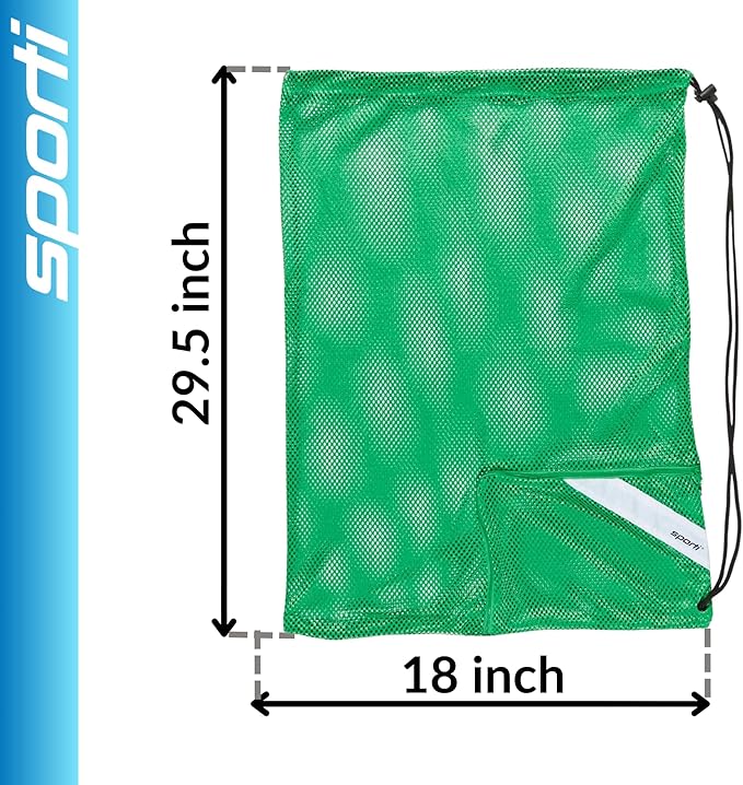 Sporti Swimming Equipment Bags, Mesh Drawstring Backpack,Swim Bag for Swimmers,Mesh Backpack for Beach