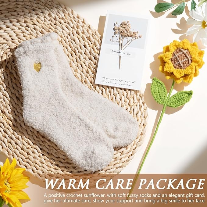 Birthday Gifts for Women Self Care Get Well Soon Gift Baskets, Spa Care Package Thinking of You Sunflower Gifts, Christmas Sending Sunshine Box Unique Gift for Women Mom Her Best Friends Sister Wife
