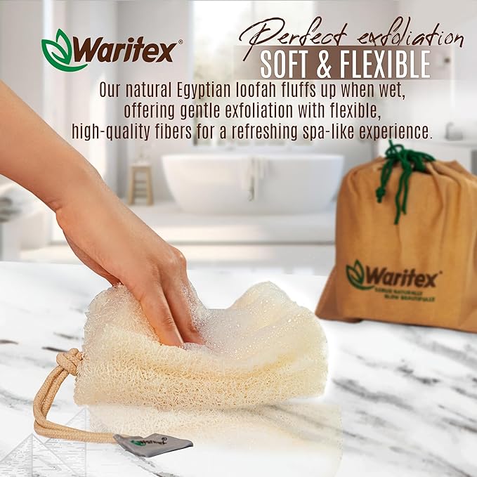 EcoRipple Natural Loofah Sponges