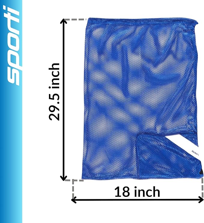 Sporti Swimming Equipment Bags, Mesh Drawstring Backpack,Swim Bag for Swimmers,Mesh Backpack for Beach