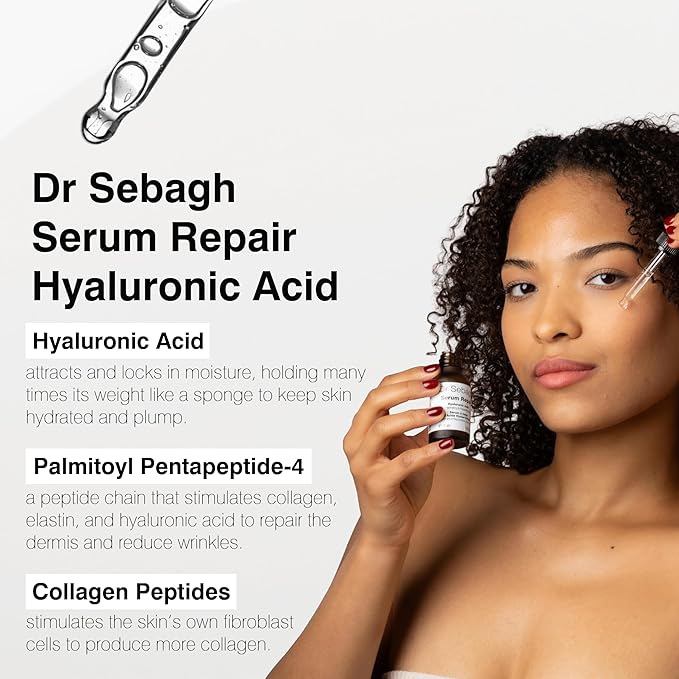Dr Sebagh Iconic Trio - Serum Gift Set (Rose de Vie, Hyaluronic Acid & Resveratrol) | 3 Award-Winning Products | Rejuvenate & Refreshes Skin | Natural Ingredients | Expert Formula For All Skin Type