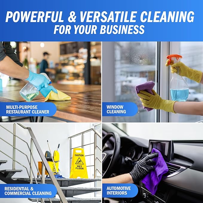 All Surface and Glass Cleaner Concentrate- Makes 128 Gallons of Powerful All Purpose Cleaner Bulk - Floor Cleaner Concentrate - All Purpose Cleaner Concentrate