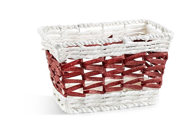 Coconut Spa Gift Basket, 6-Piece Bath & Body Set with Shower Gel, Body Lotion, Bath Salts, Soap Flowers, Bath Sponge in a Wicker Basket (Pink & Brown Set)