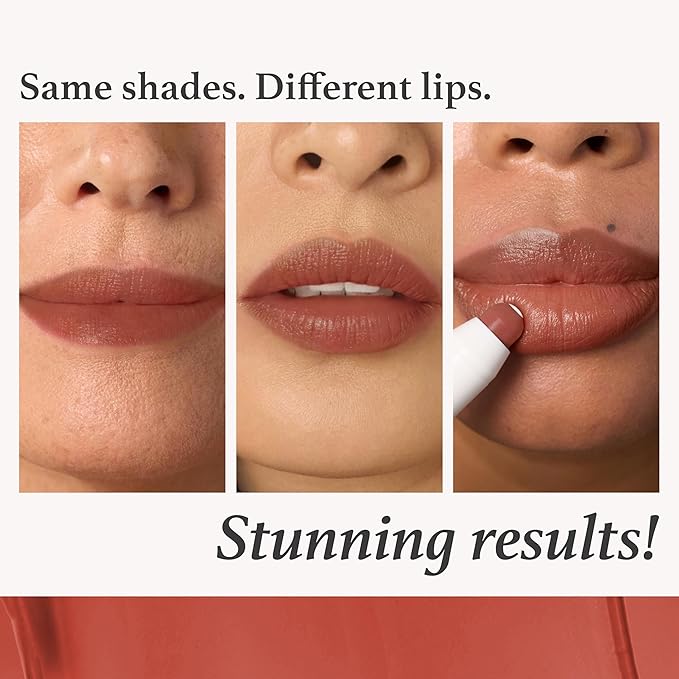 Julep It’s Balm Moisturizing Lip Color Trio – Brandy Wine, Brown Sugar, Almond Nude – Hydrating Lip Crayon Set – Vegan & Cruelty-Free