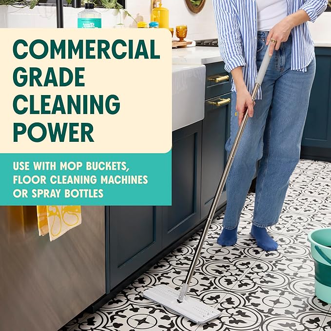 Aunt Fannie's Ultra Concentrated Floor Cleaner Vinegar Wash, Multi-Surface Solution For Mopping, Makes 16 Gallons, Bright Lemon Scent, 32 oz. (Pack of 1)