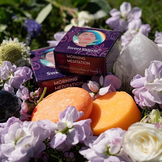 Shampoo & Conditioner Bar Set - Made with Organic Ingredients - Hydrating, Promotes Hair Growth, Anti-Frizz - All Hair Types - Paraben-Free & Cruelty-Free