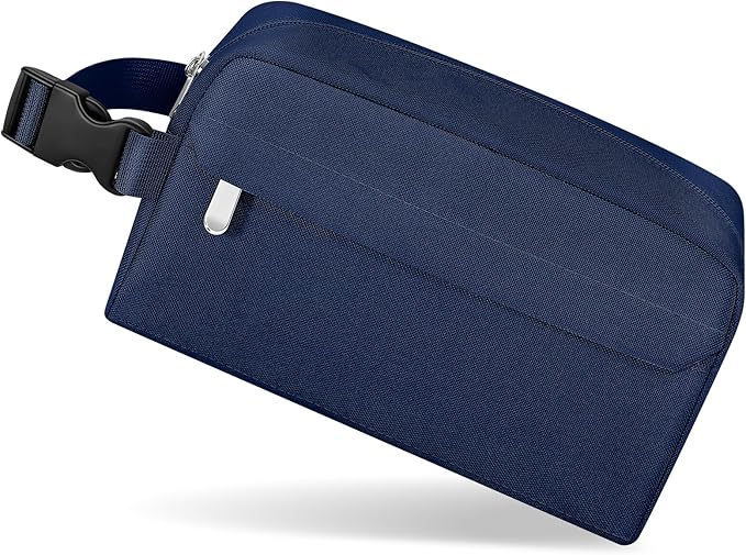 Small Insulated Snack Bag Lunch Box,Collapsible Reusable Small Lunch Bag with Snap Buckle Handle for Beach Travel Picnic,Dark Blue 5-Can(3L)