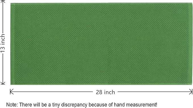 Mia'sDream Cotton Kitchen Towels and Dish Cloths Sets, Waffle Weave Dish Towels for Kitchen Drying Dishes, Soft and Absorbent Kitchen Hand Towels Washcloths, 13inch x 28inch 3 Pack (Green)