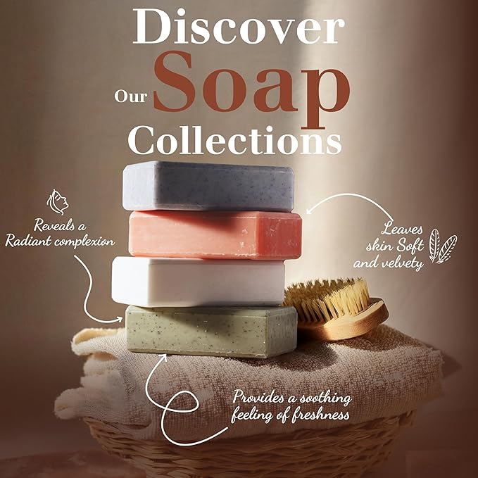 Hand & Body Soap Bars Trio - Aloe Vera Moisturizing French Soap with Organic Shea Butter - Rich Creamy Lather - 97% Natural Ingredients - Solid Bath Cleanser Made in Provence - 3x4.4 oz