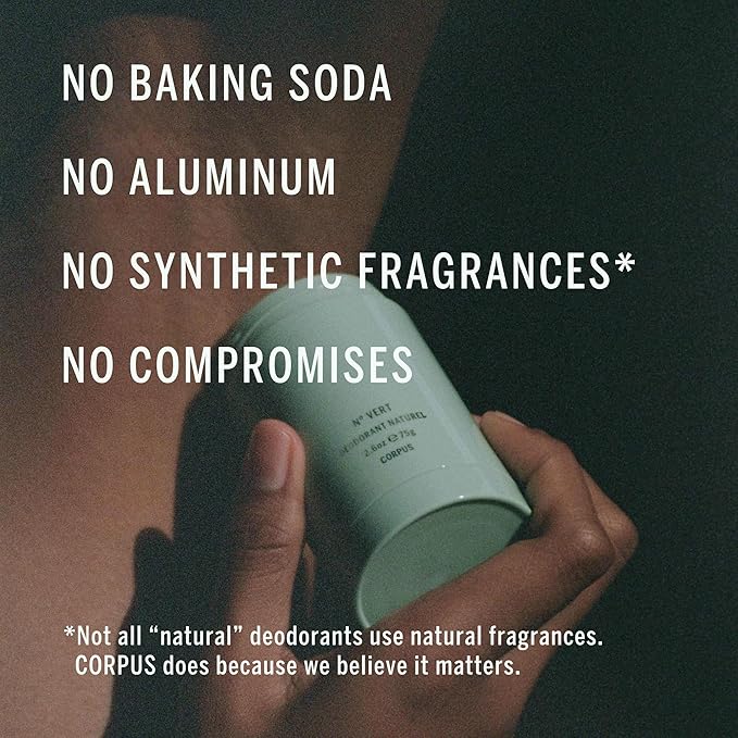 CORPUS - Natural Deodorant Stick For Sensitive Skin | Aluminium + Baking Soda Free | Unisex, Non-Toxic, Made In The USA (Neroli)