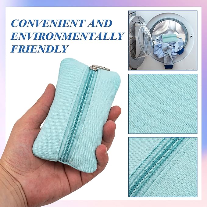 Pocket Tissue Holder, 6 Packs Tissue Holder for Purse, Reusable Travel Tissue Pouch, Fabric Purse Zipper Enclosed Tissue Packs for Coins Tissue Cards Car Travel Office Home, 5.1 x 3.1 Inches