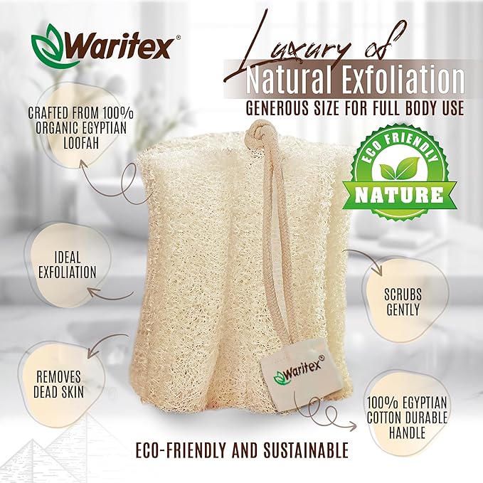 EcoRipple Natural Loofah Sponges