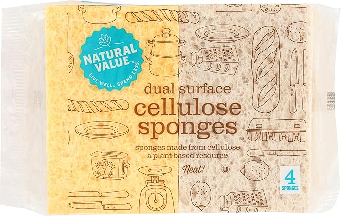 Natural Value Sponges, 4 Ct