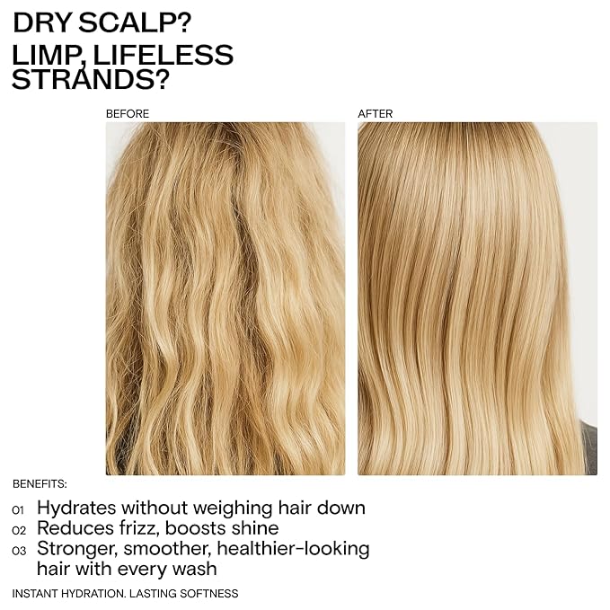 Korean Hair Care Deep Hydrating Shampoo for Dry Damaged Color Treated Hair - Moisturizing, Strenghtening - Rice Water, Caffeine, Argan Oil, Probiotics, Hyaluronic Acid, Turmeric, Sulfate Free