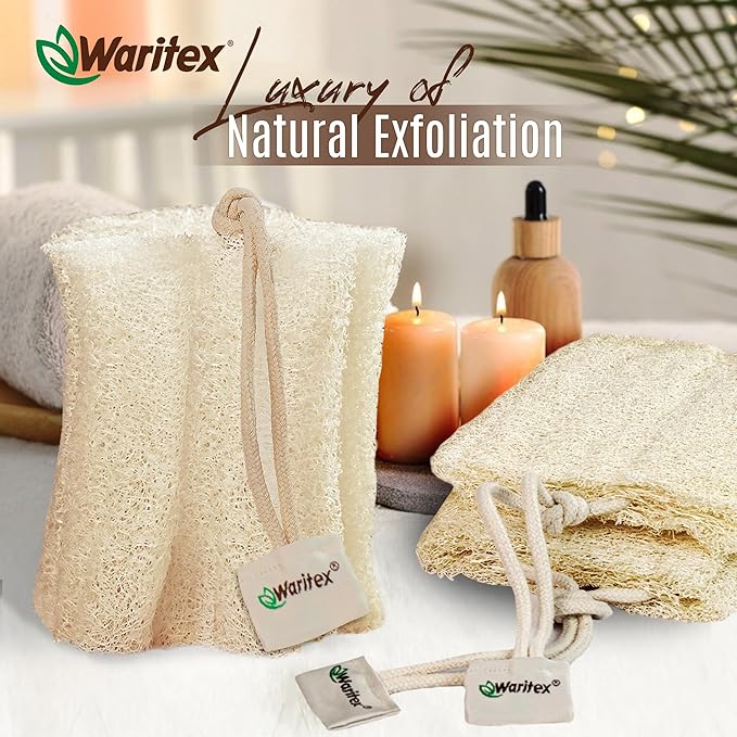 EcoRipple Natural Loofah Sponges