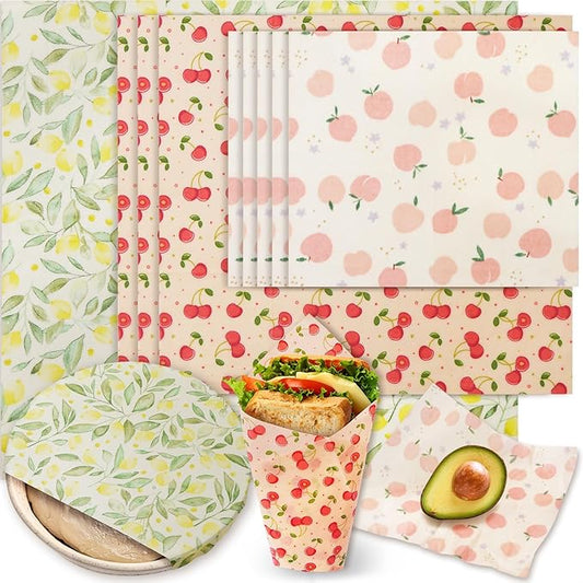 Natural Beeswax Food Wrap Set