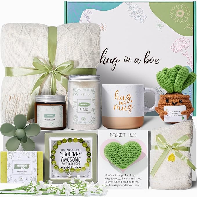 Get Well Gifts for Women Self Care Gifts Thinking of You Gifts Sympathy Gifts Care Package Gift Baskets Birthday Gifts for Women