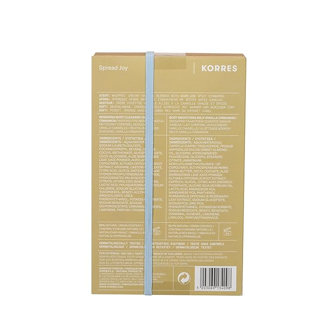KORRES POMEGRANATE GROVE Body Care Stocking Stuffer, Christmas Gift Set, Fruity, Juicy Pomegranate, Value Set for Men and Women, Shower Gel 250 ml and Body Milk 200 ml, Vegan.