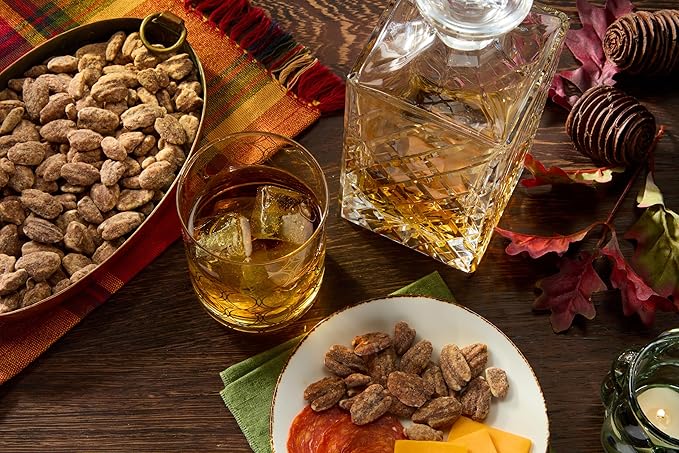 Emerald Maple Bourbon Pecans (1-Pack) | 5oz Resealable Bag | Kosher Dairy Certified, Non-GMO, Contains No Artificial Preservatives, Flavors or Synthetic Colors