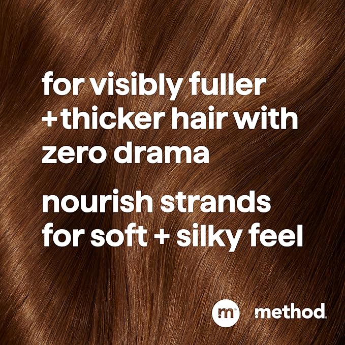 Method Volumizing Conditioner, Pure Peace with Rose, Peony, and Pink Sea Salt Scent Notes, Paraben and Sulfate Free, 13.5 oz (Pack of 1)