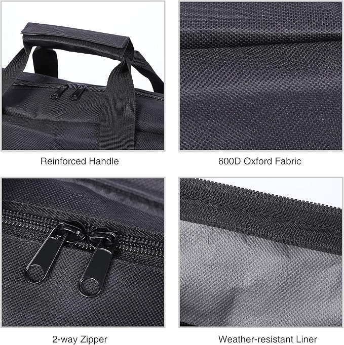 REDCAMP Camp Stove Burner Carry Bag, Stove Carry Case Portable for Camping Stove Gas Grill Accessories, 24" L x 5.1" W x 17.7" H