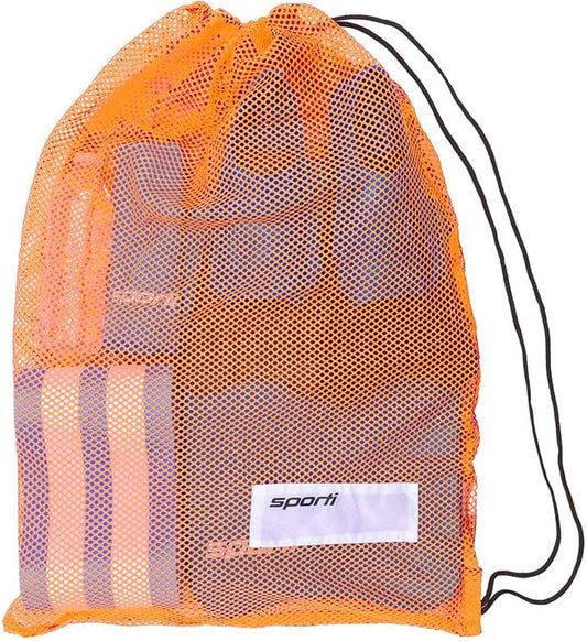 Sporti Swimming Equipment Bags, Mesh Drawstring Backpack,Swim Bag for Swimmers,Mesh Backpack for Beach