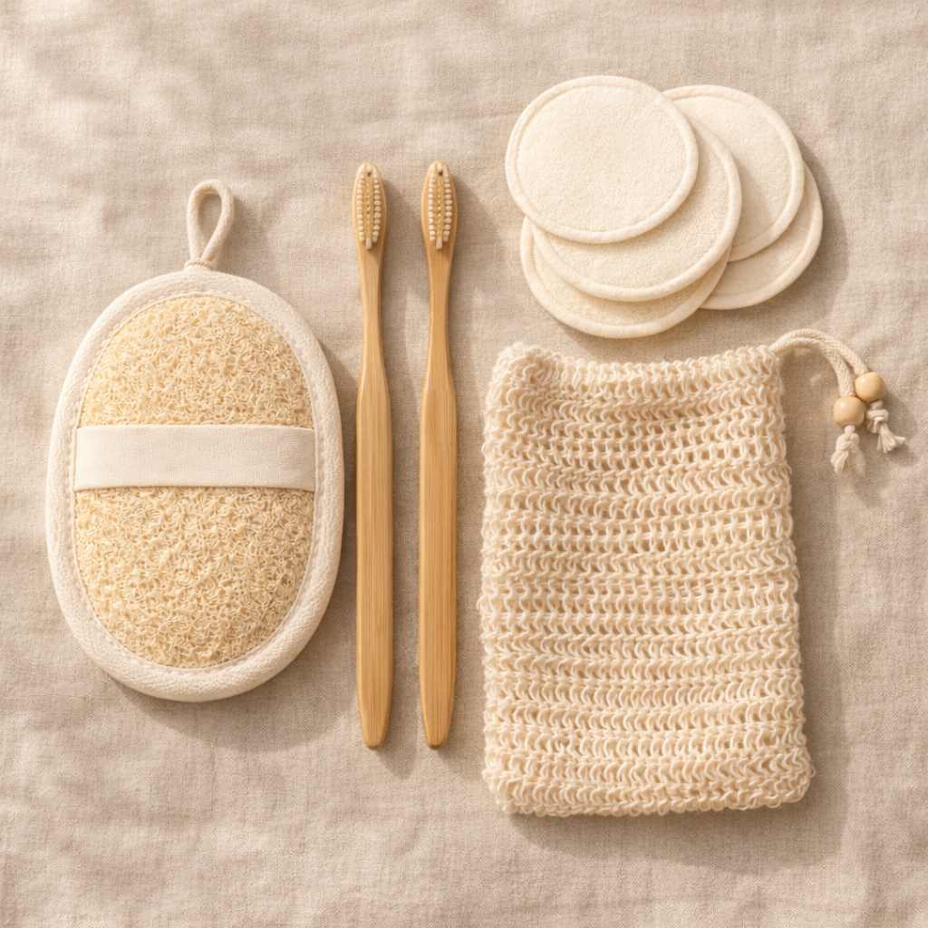 EcoRipple Bathroom Starter Kit | Reusable Low-Waste Bathroom Essentials