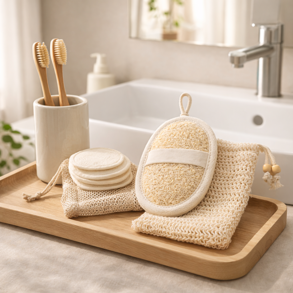 EcoRipple Bathroom Starter Kit | Reusable Low-Waste Bathroom Essentials