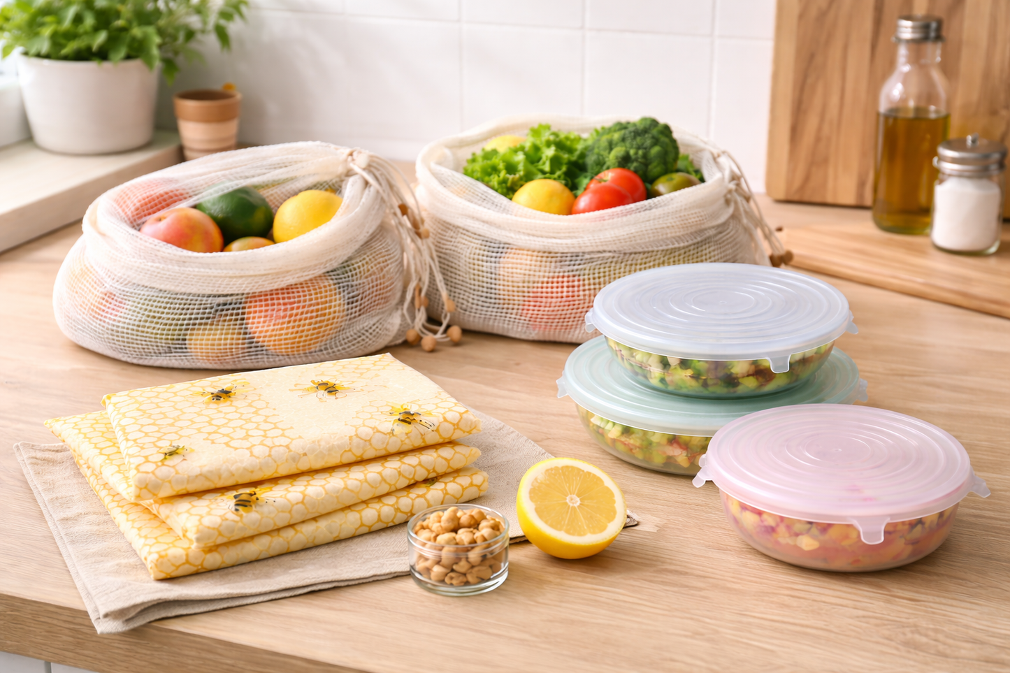 Kitchen Essentials Kit – Sustainable Food Storage Bundle