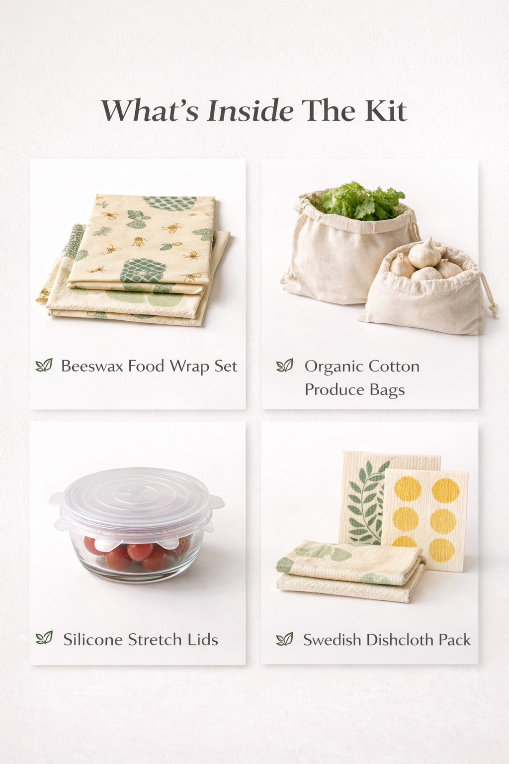 Start your low-waste kitchen with simple reusable swaps.