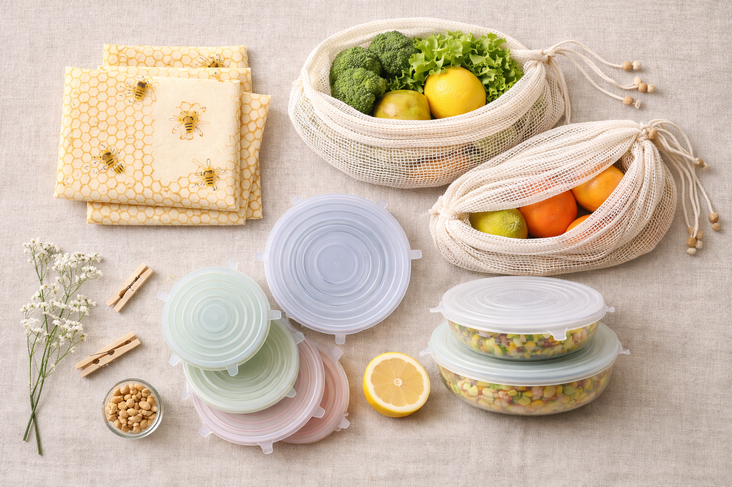 Kitchen Essentials Kit – Sustainable Food Storage Bundle
