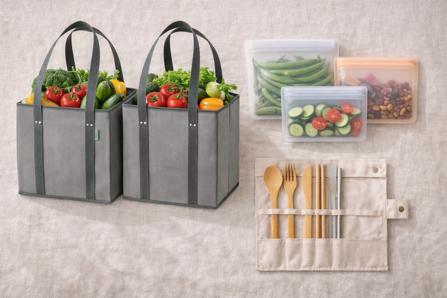 Everyday Reusables Kit – Sustainable On-the-Go Essentials