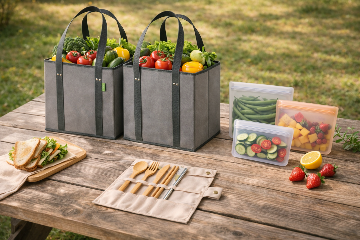 Everyday Reusables Kit – Sustainable On-the-Go Essentials